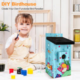 Smart Bird House With Camera,3MP Birdhouse Camera For Outdoors, Auto Capture Bird Videos & Motion Detection, Watch Bird Nesting & Hatching In Real Time,DIY Ideal Gift