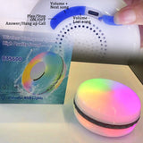 Waterproof Shower speaker Bluetooth Bathroom FM Radio RGB 5W TWS Bluetooth speakers box with Microphone Folat on Water/Pool/Bath - WAYLO-BARGAINS