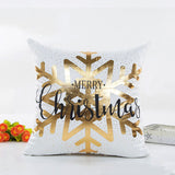 Bronzing Christmas pillowcase - WAYLO-BARGAINS