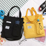 Harajuku Canvas Tote Bags - WAYLO-BARGAINS