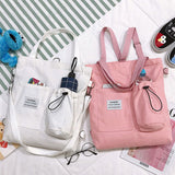 Harajuku Canvas Tote Bags - WAYLO-BARGAINS