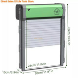 Automatic Chicken Coop Door Solar Powered Aluminum Alloy Chicken Door with Timer / Light Sensor / Remote Control / Manual Mode - WAYLO-BARGAINS